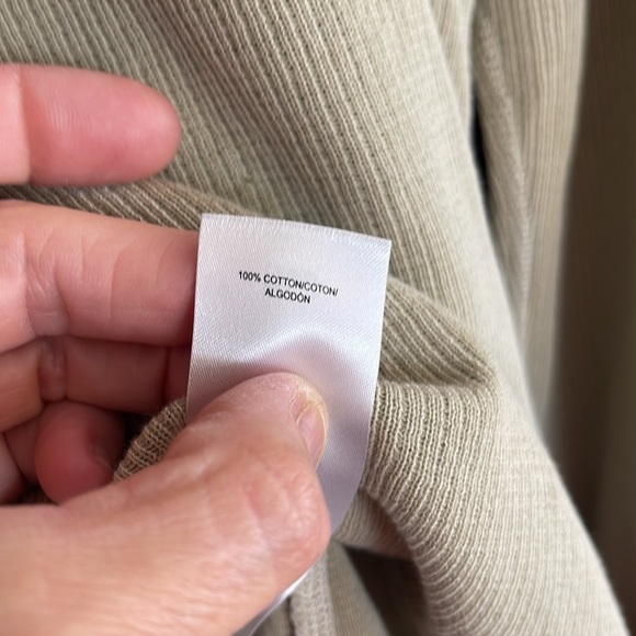 Lucky Brand Washed & Worn Men's ribbed Henley size L - Picture 5 of 6